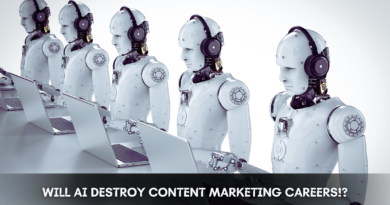 Will AI destroy content marketing careers